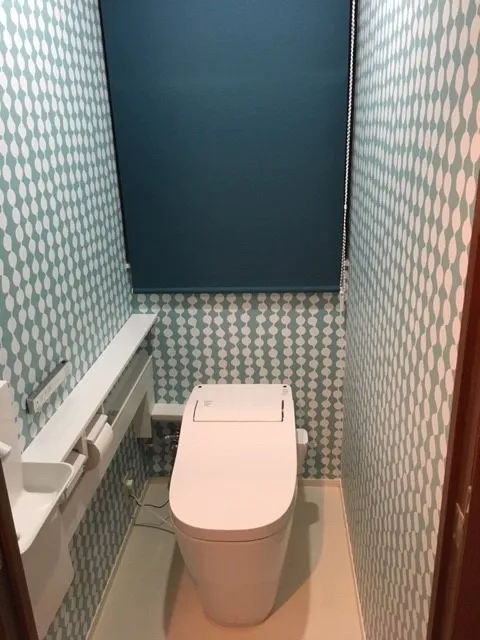 北欧風のトイレ空間にリフォーム