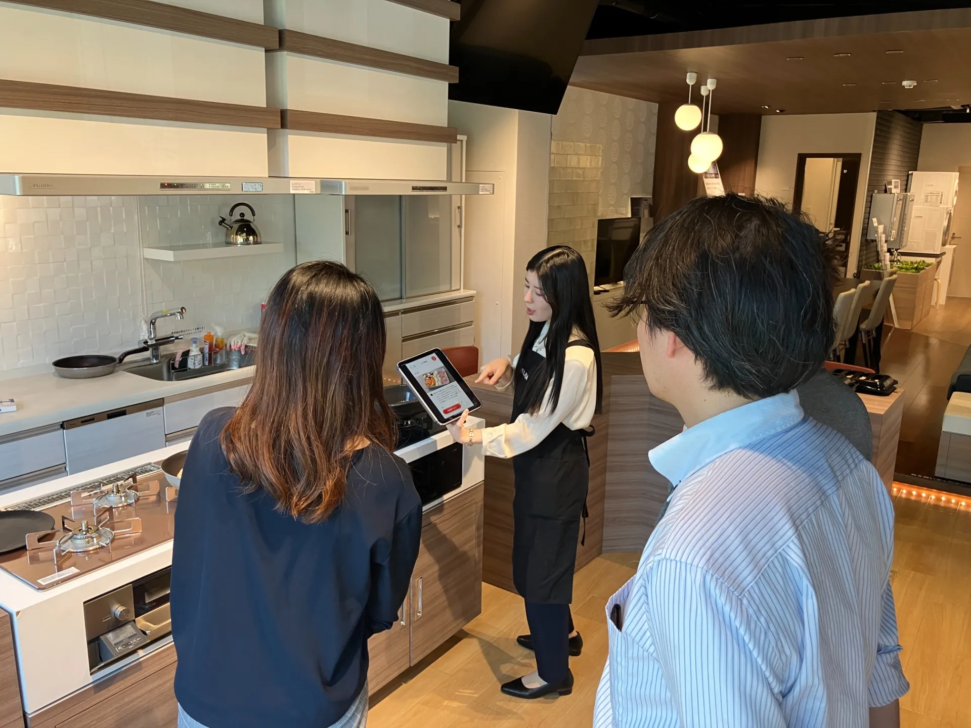 オート調理機能体験まずはメニューを選択